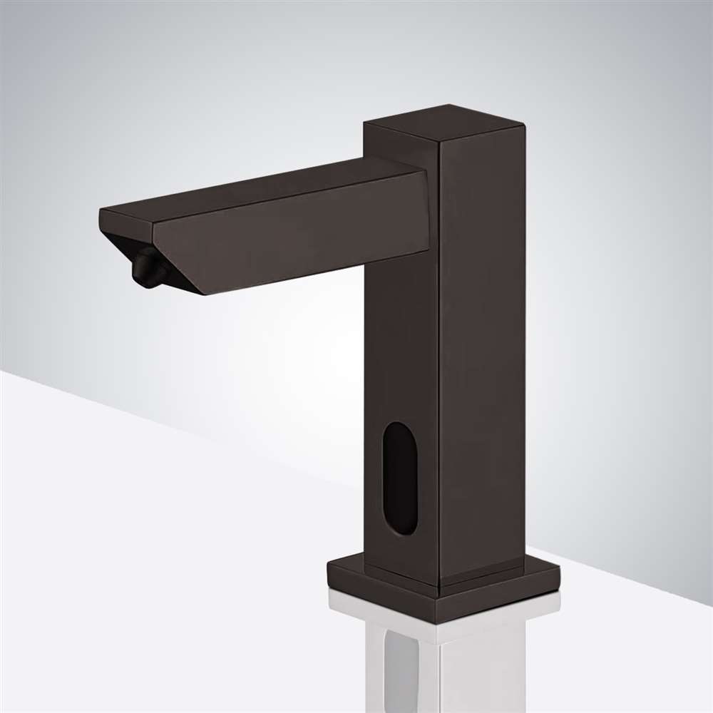 BathSelect Oil Rubbed Bronze Finish Commercial Deck Mount Automatic Intelligent Touchless Soap Dispenser